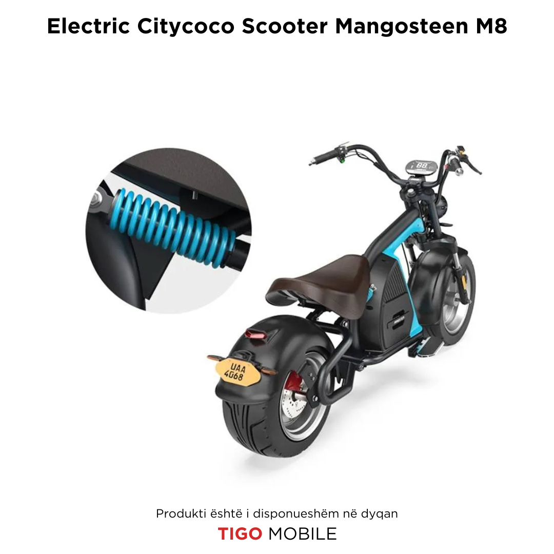 Mangosteen M8 – Motorr Elektrike CityCoco për Udhëtime Urbane