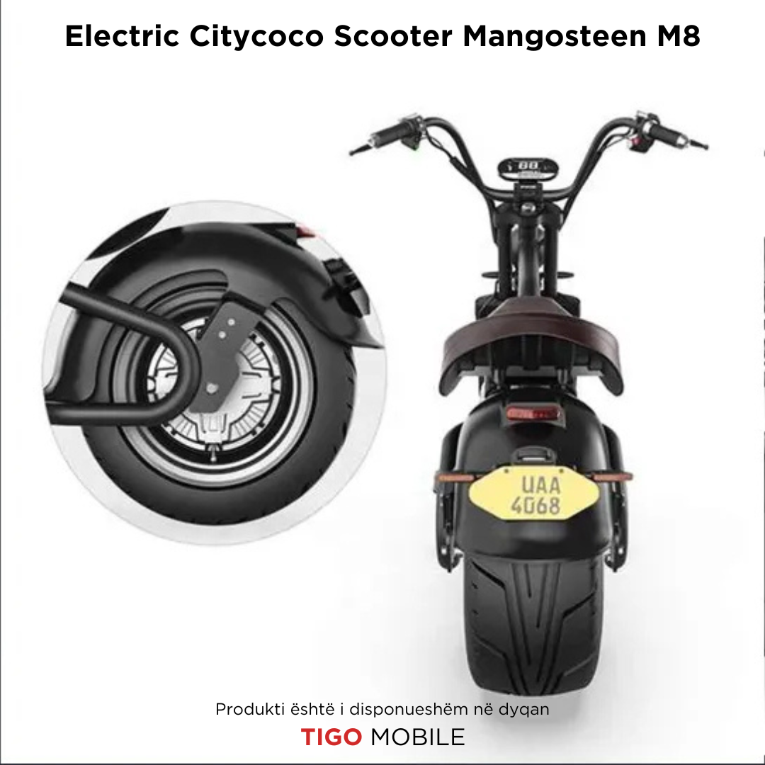 Mangosteen M8 – Motorr Elektrike CityCoco për Udhëtime Urbane