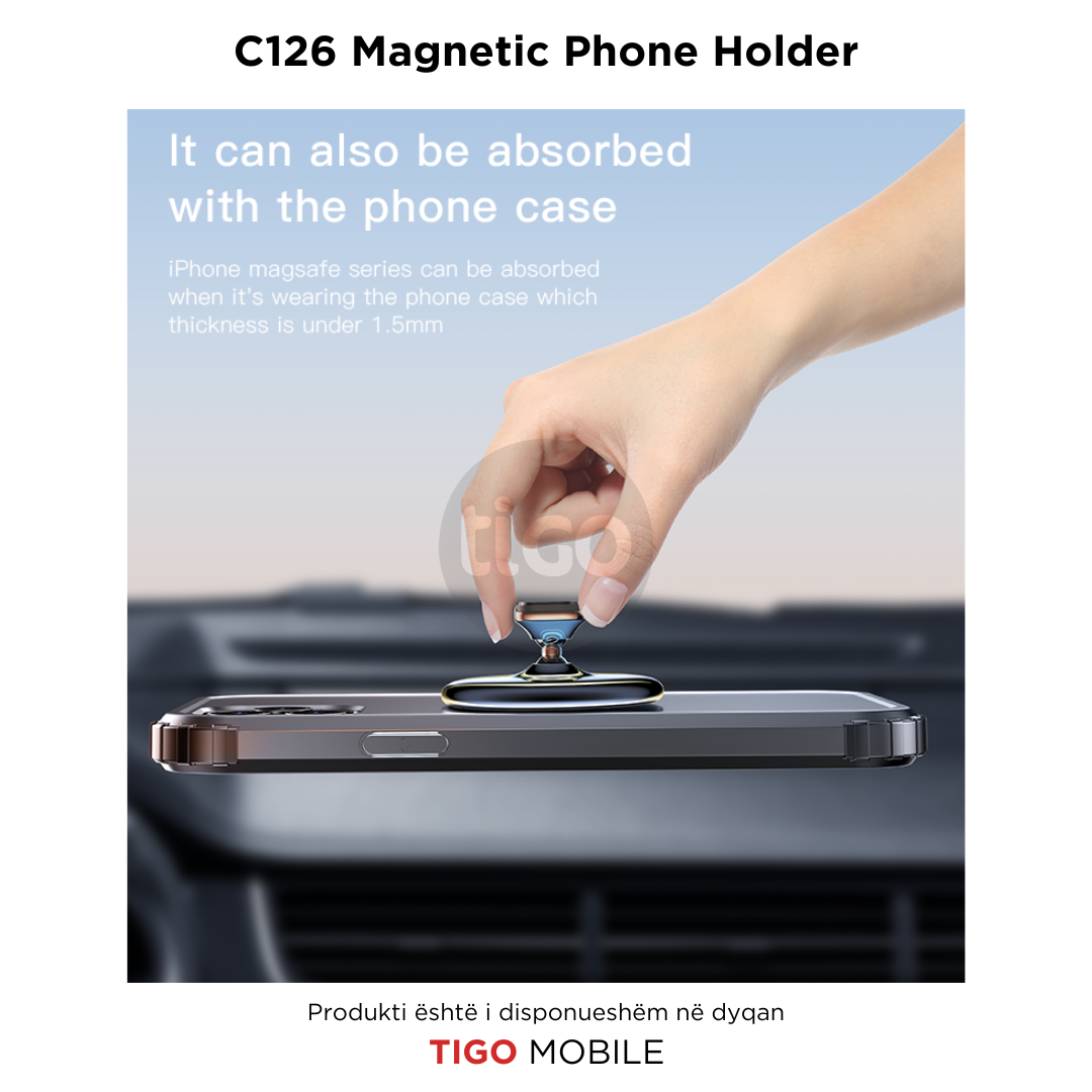 Yesido C126 – Mbajtëse Magnetike për Telefon