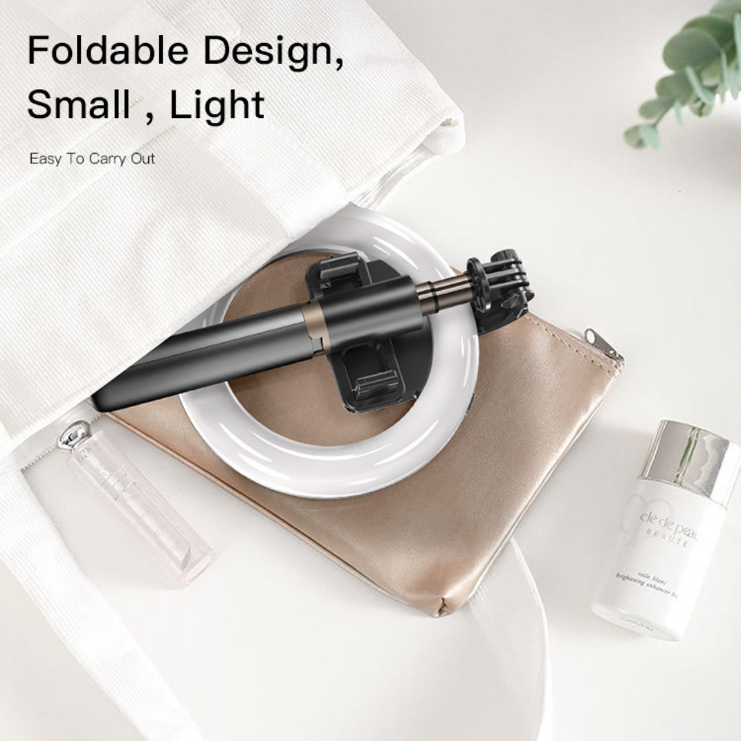 Yesido SF12 LED Ring Light Stand Selfie Stick
