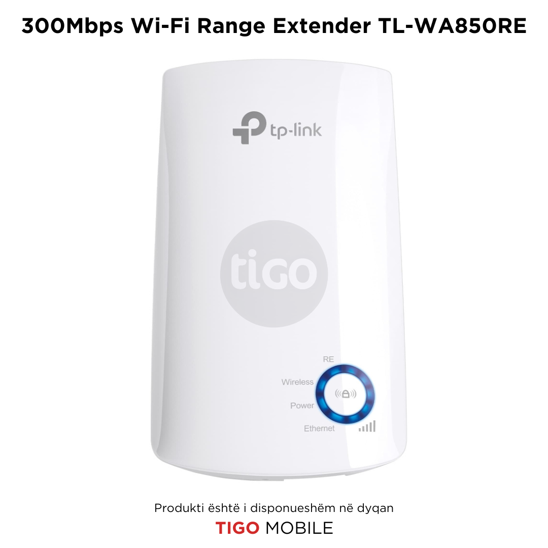 TP-LINK 300Mbps Wi-Fi Range Extender - Access Point TL-WA850RE