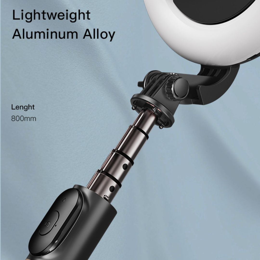 Yesido SF12 LED Ring Light Stand Selfie Stick