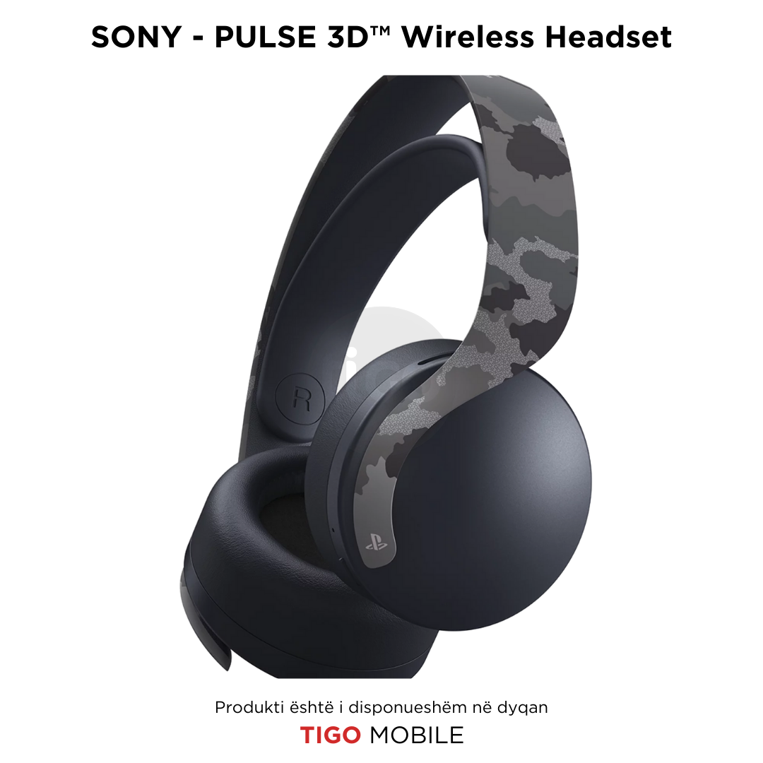 Kufje me Bluetooth Hedset Sony Pulse 3D Wireless Headset - Tigo Mobile AL