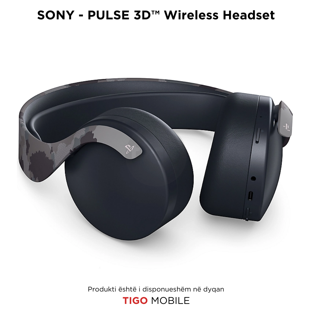 Kufje me Bluetooth Hedset Sony Pulse 3D Wireless Headset - Tigo Mobile AL