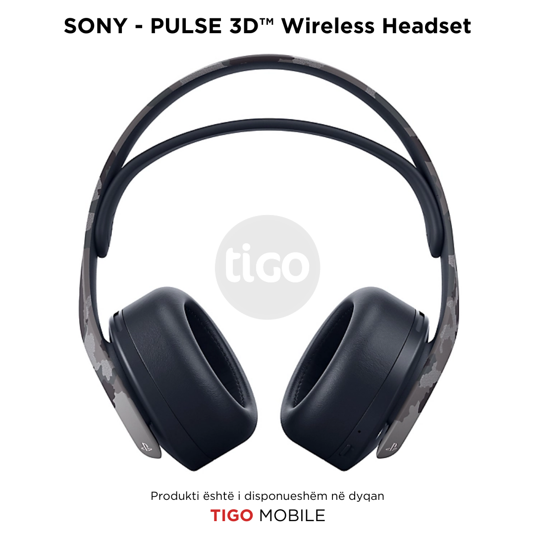 Kufje me Bluetooth Hedset Sony Pulse 3D Wireless Headset - Tigo Mobile AL
