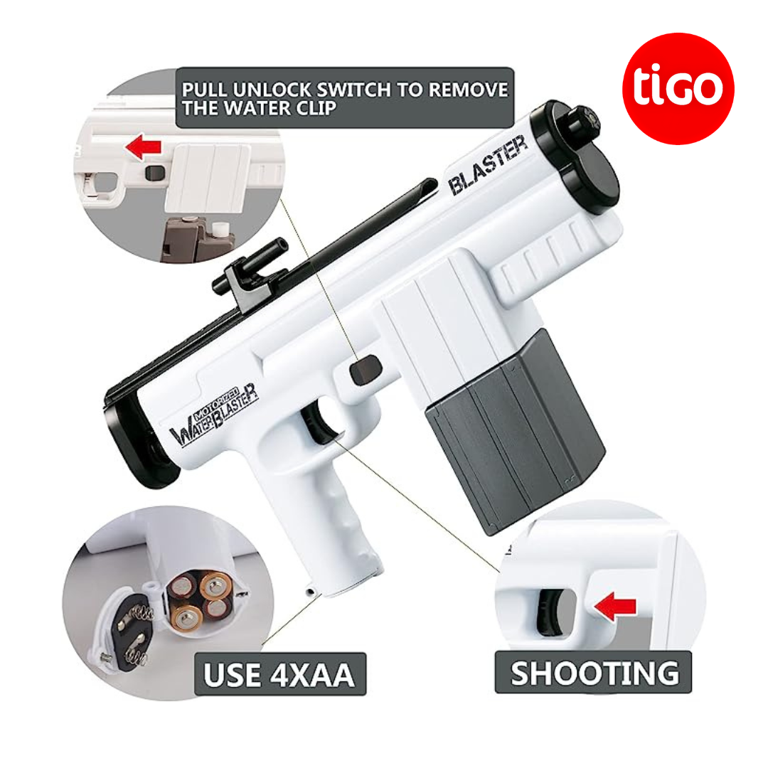 Motorized Water Blaster/Gun (Pistolete uji)