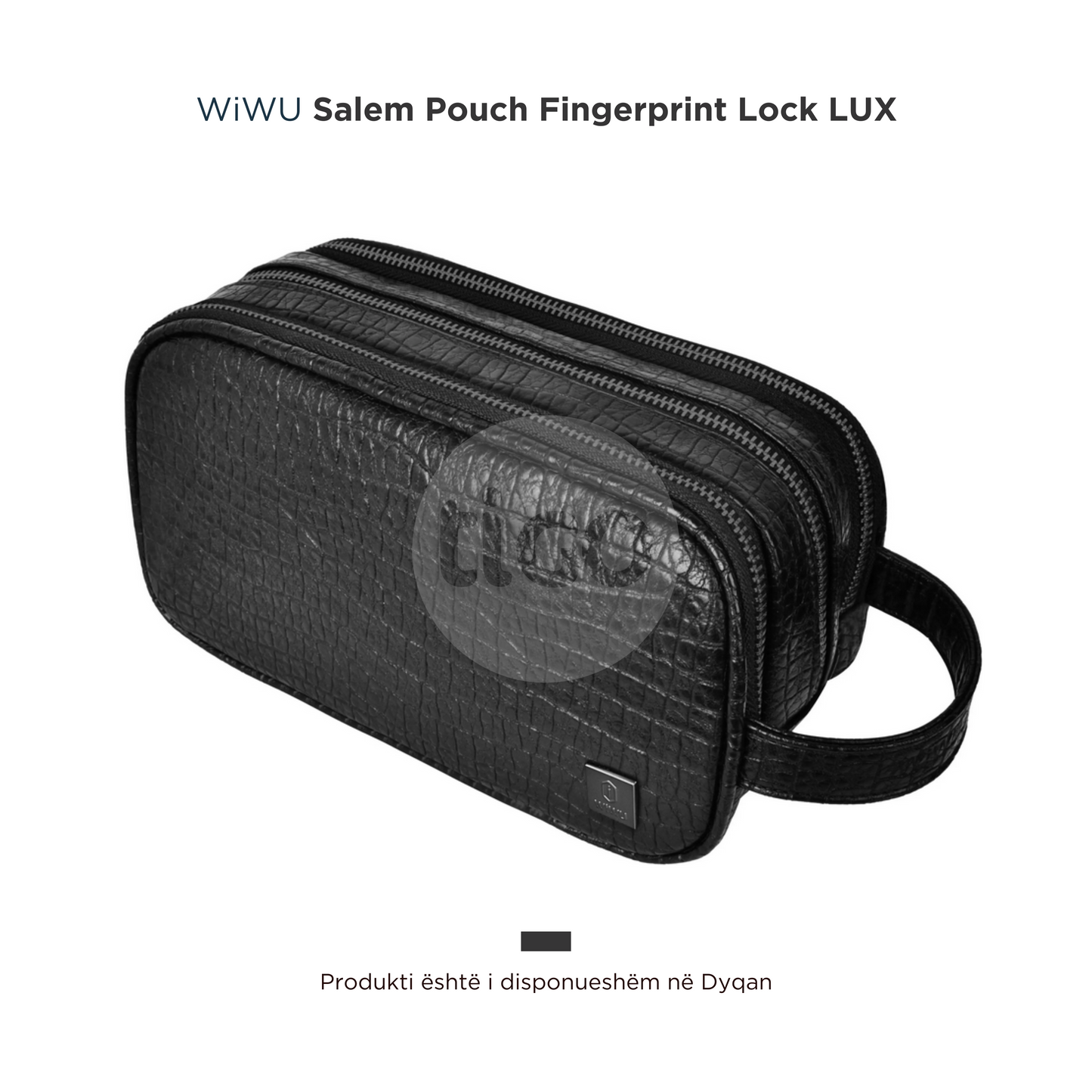 WiWU - Çantë Dore për Meshkuj Lëkurë - Salem Pounch Fingerprint