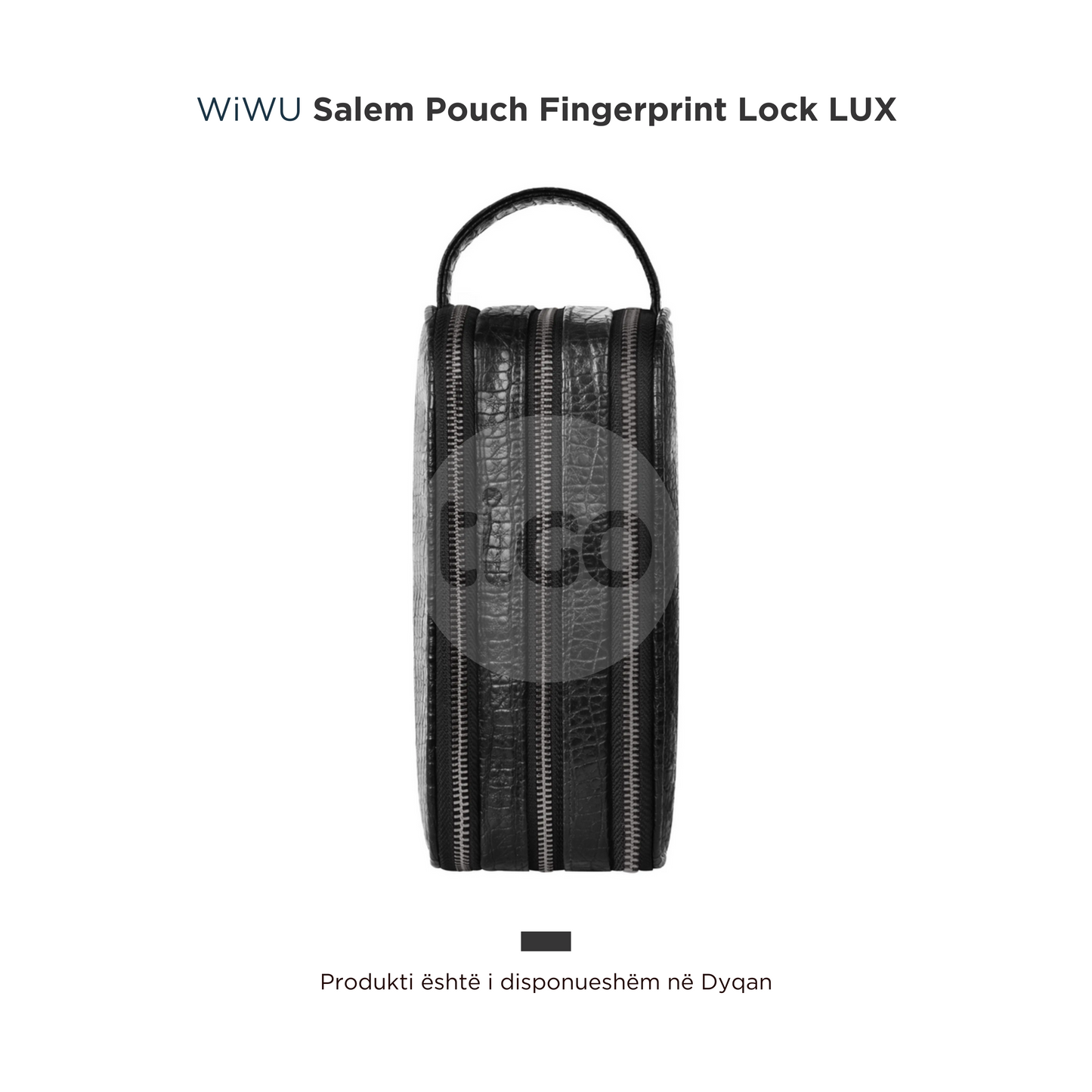 WiWU - Çantë Dore për Meshkuj Lëkurë - Salem Pounch Fingerprint