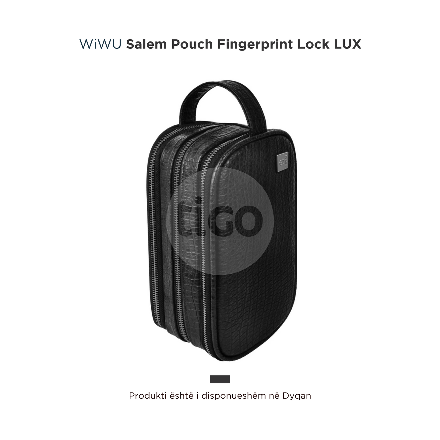 WiWU - Çantë Dore për Meshkuj Lëkurë - Salem Pounch Fingerprint