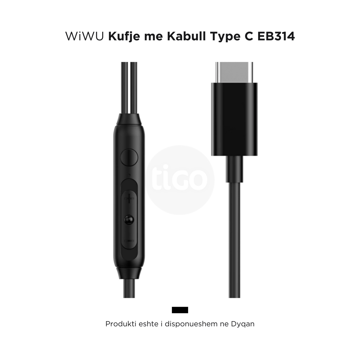 WiWU - Kufje me Kabull Type-C EB314
