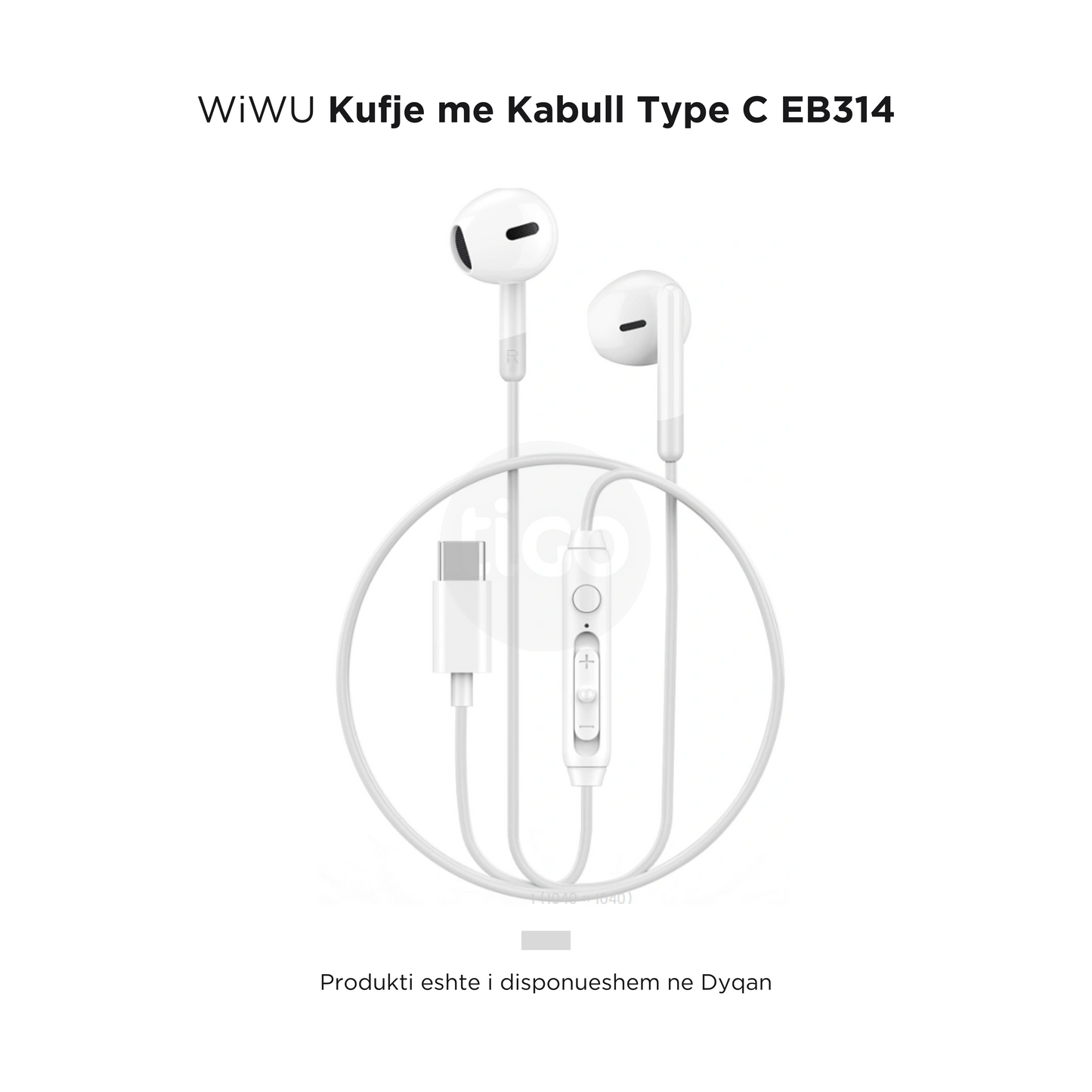 WiWU - Kufje me Kabull Type-C EB314