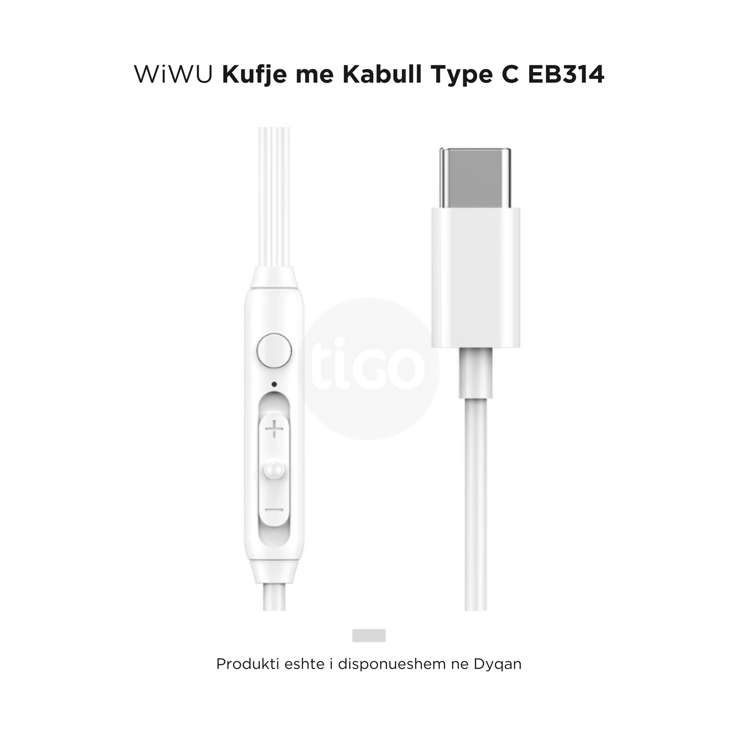 WiWU - Kufje me Kabull Type-C EB314