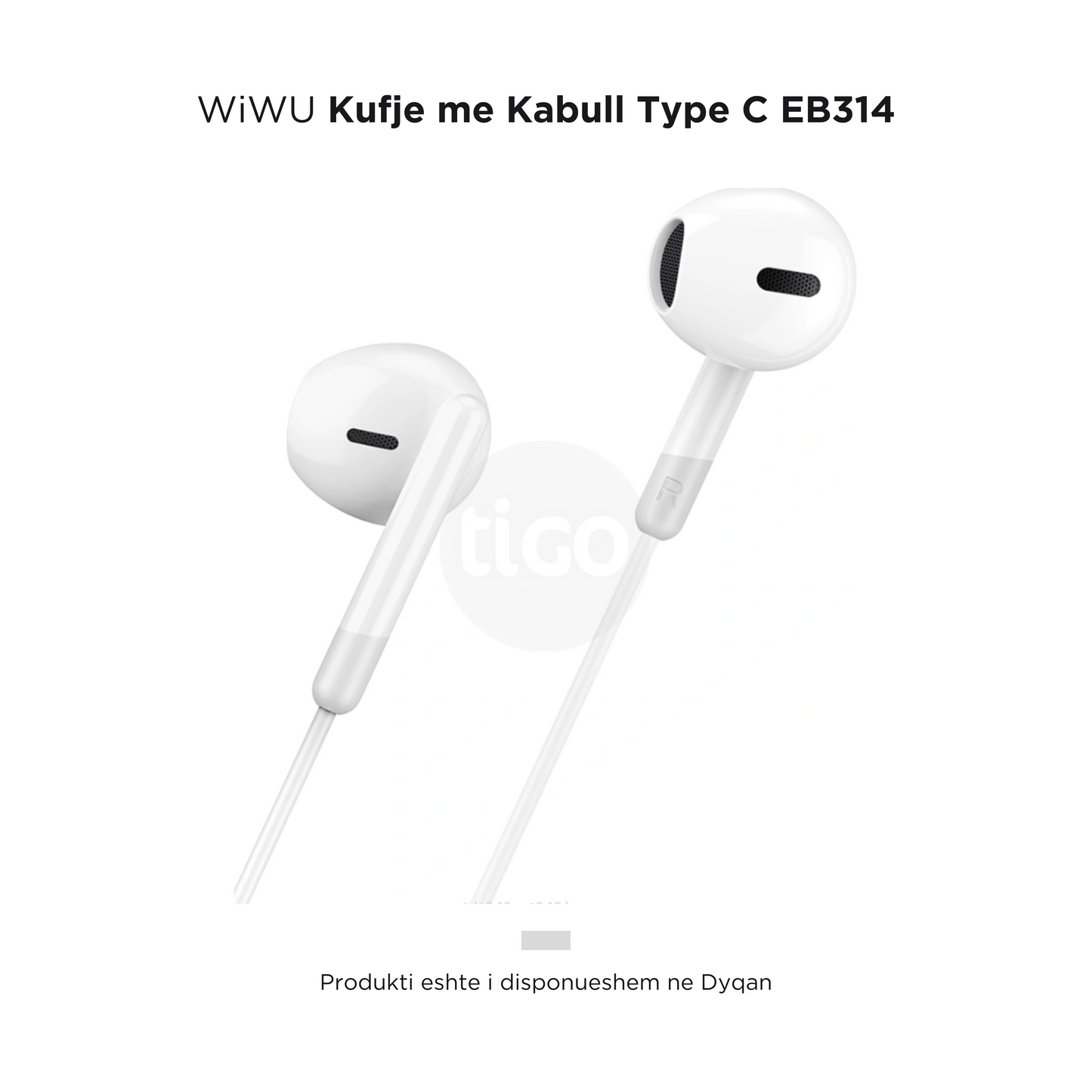 WiWU - Kufje me Kabull Type-C EB314