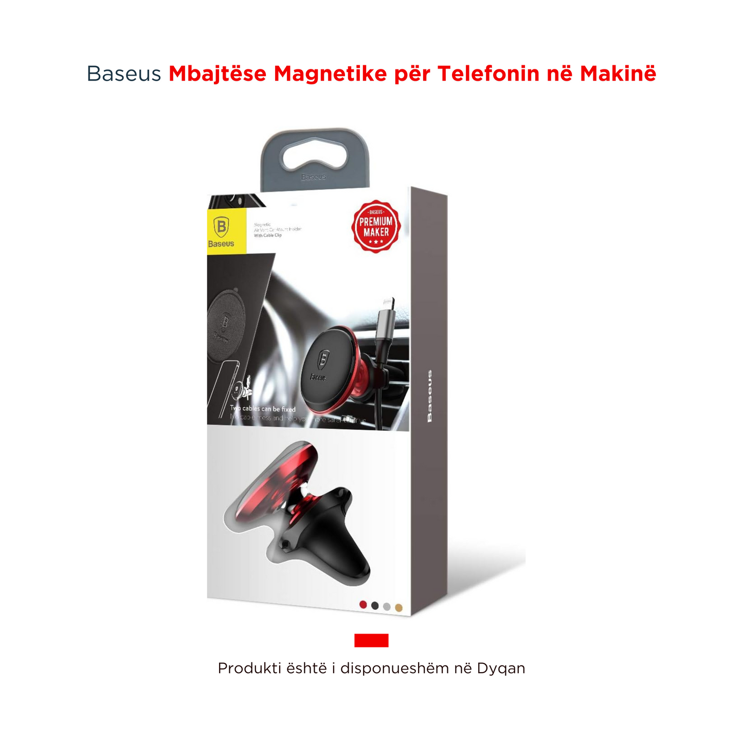 Baseus - Mbajtese Celulari Magnetike per Makine