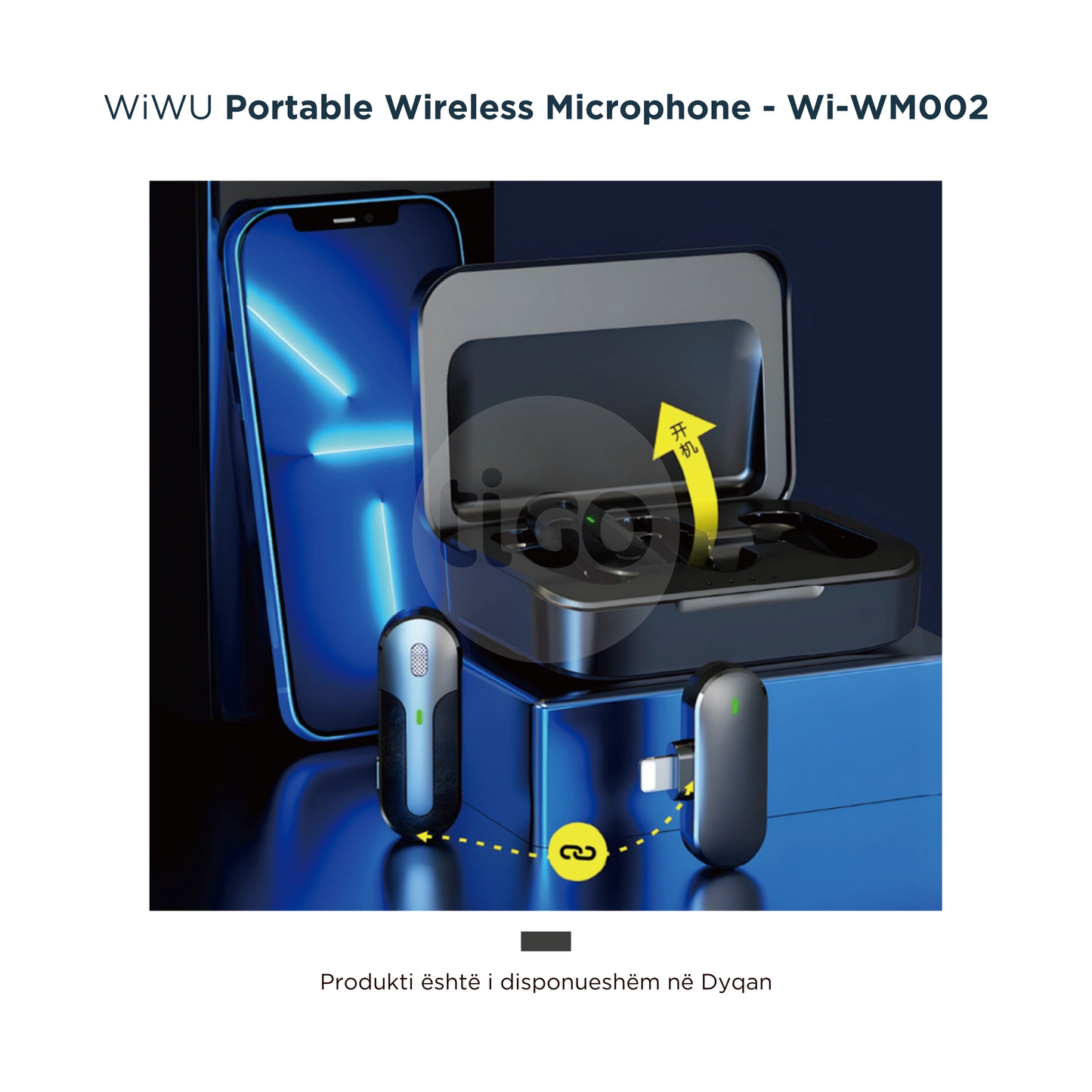 WiWU - Mikrofon Wireless per Telefon | Wi-WM002