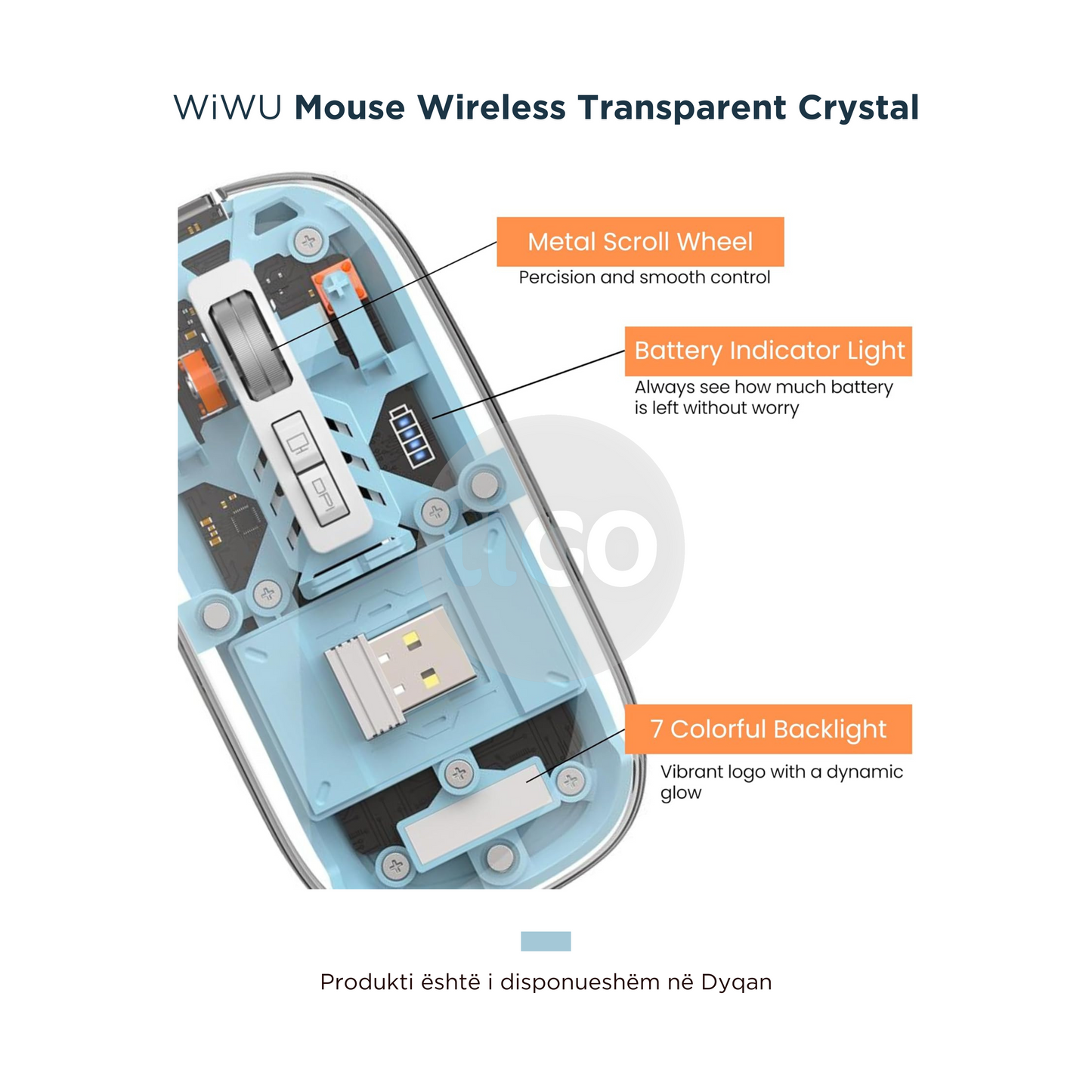 WiWU - Mouse Transparent Crystal