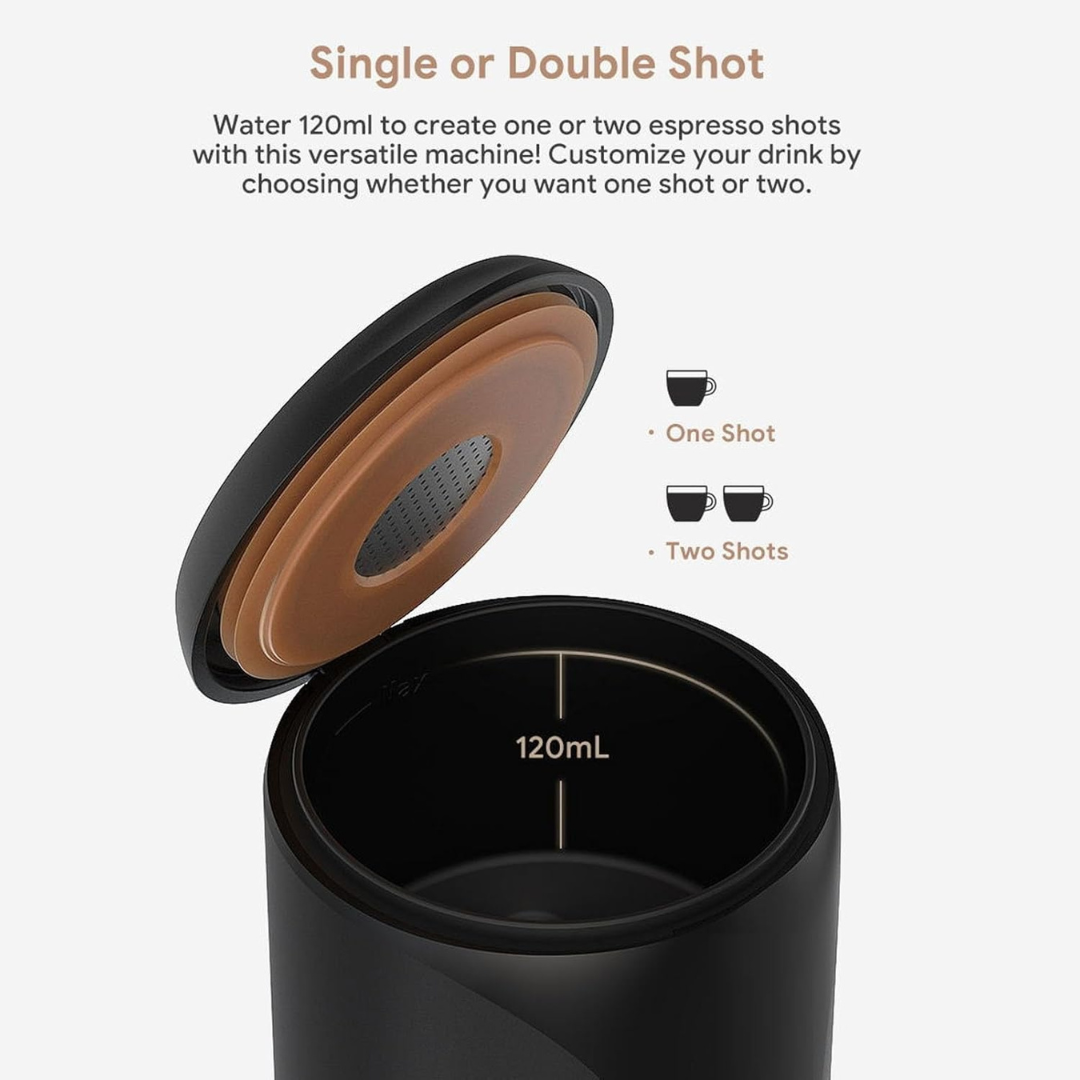 Earldom ET‑KF01 – Makinë Portative Kafeje 2‑in‑1 Travel Coffee Machine