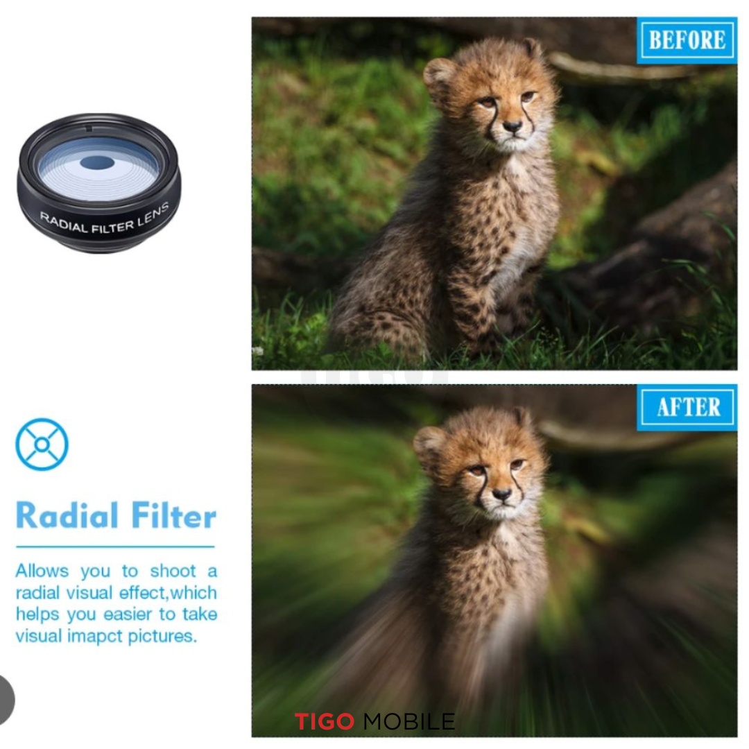 Set Lentash 10 në 1 për Kamera Telefoni – Model XH1001 Camera HD Lens Kit for Phone