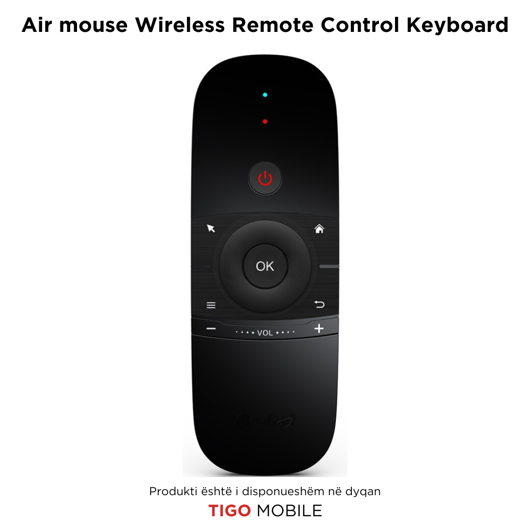 Air Mouse Wireless Remote Control Keyboard – Telekomandë & Tastierë në një pajisje