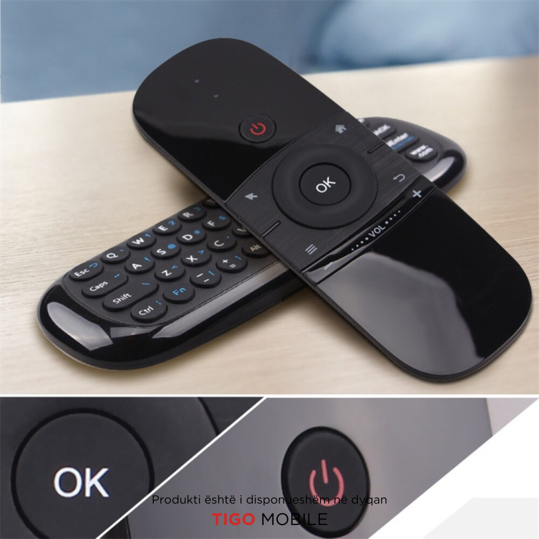 Air Mouse Wireless Remote Control Keyboard – Telekomandë & Tastierë në një pajisje