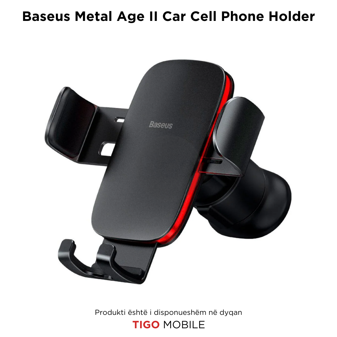 Mbajtëse Magnetike Baseus Metal Age II për Telefon në Makinë - TIGO MOBILE AL