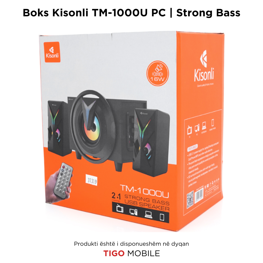 Boks Kisonli TM-1000U PC - Strong BASS