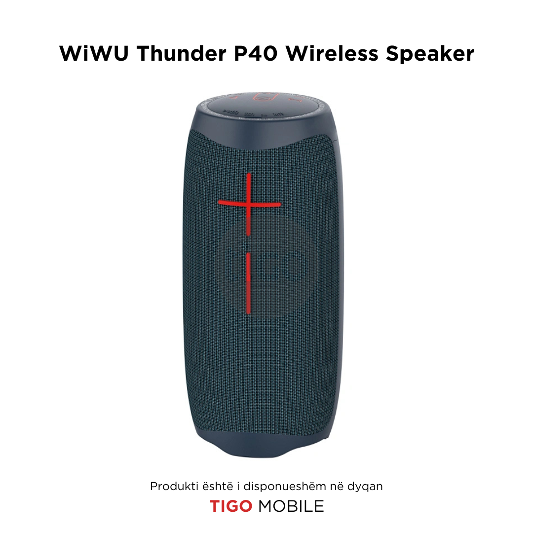 Boks me Bluetooth - WiWU Thunder P40 Wireless Speaker