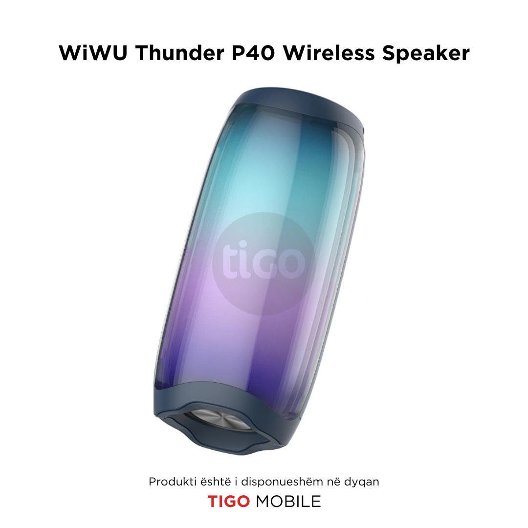 Boks me Bluetooth - WiWU Thunder P40 Wireless Speaker