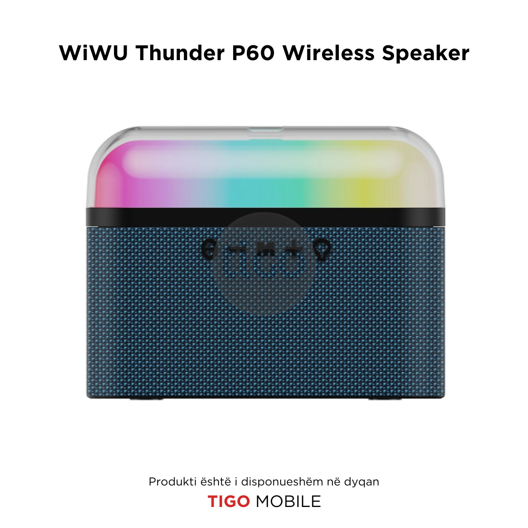 Boks me Bluetooth - WiWU Thunder P60 Wireless Speaker