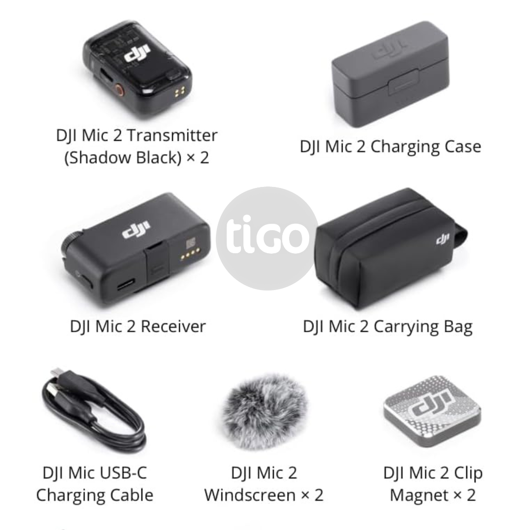 DJI Mic 2 Microphone for Camera/Phone