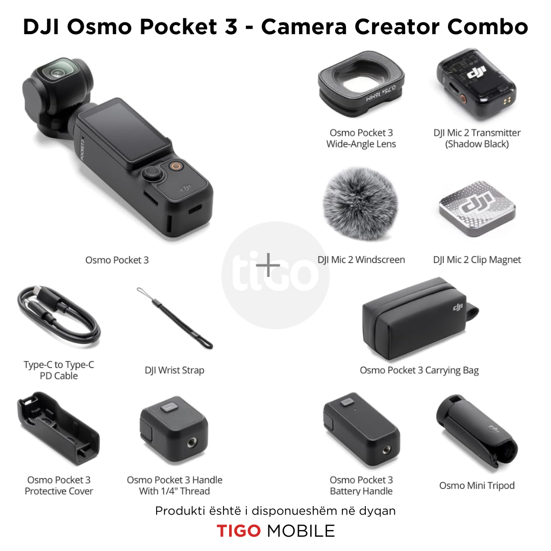 DJI Osmo Pocket 3 Creator Combo.