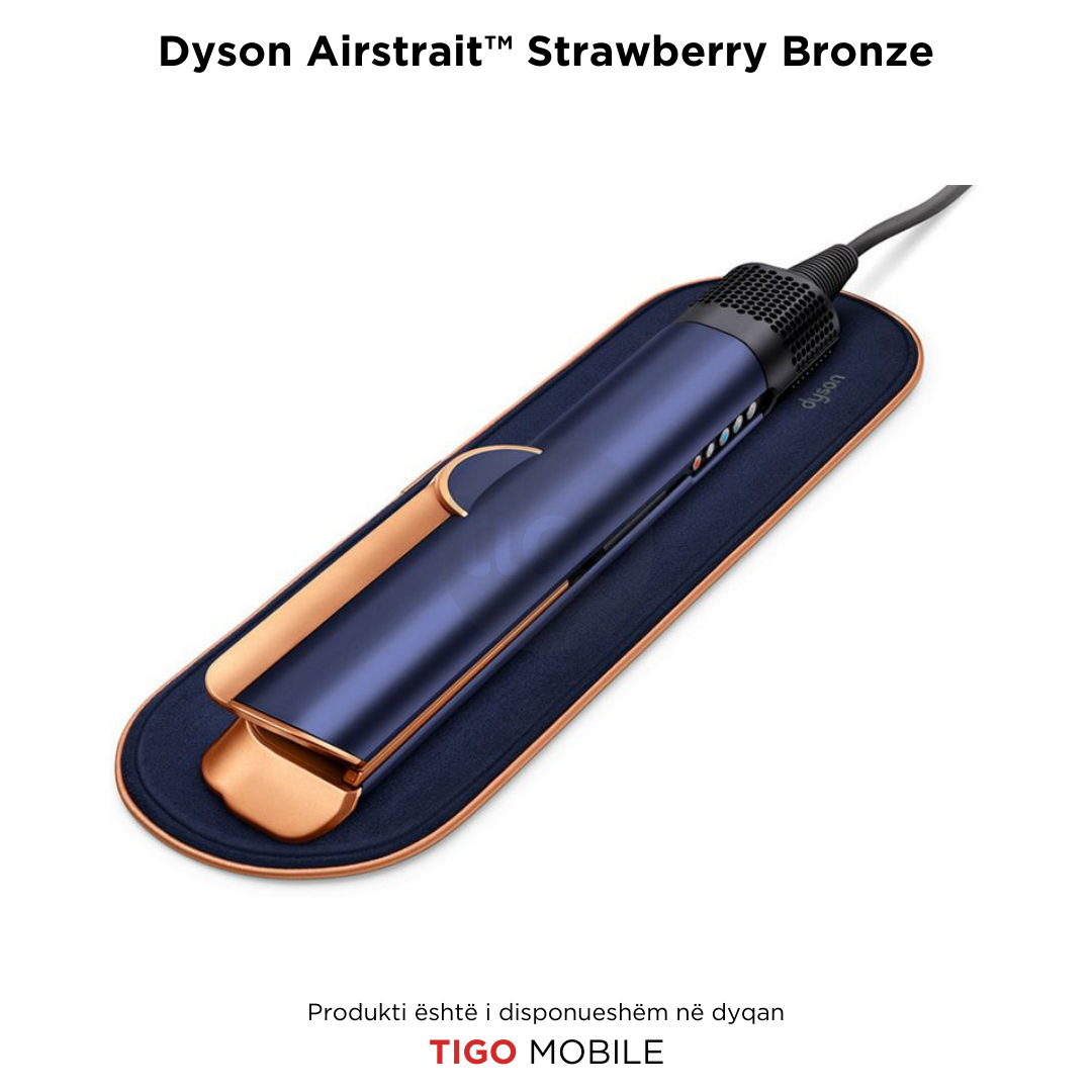 Dyson Airstrait™ straightener and dryer (Strawberry Bronze/Blush Pink)