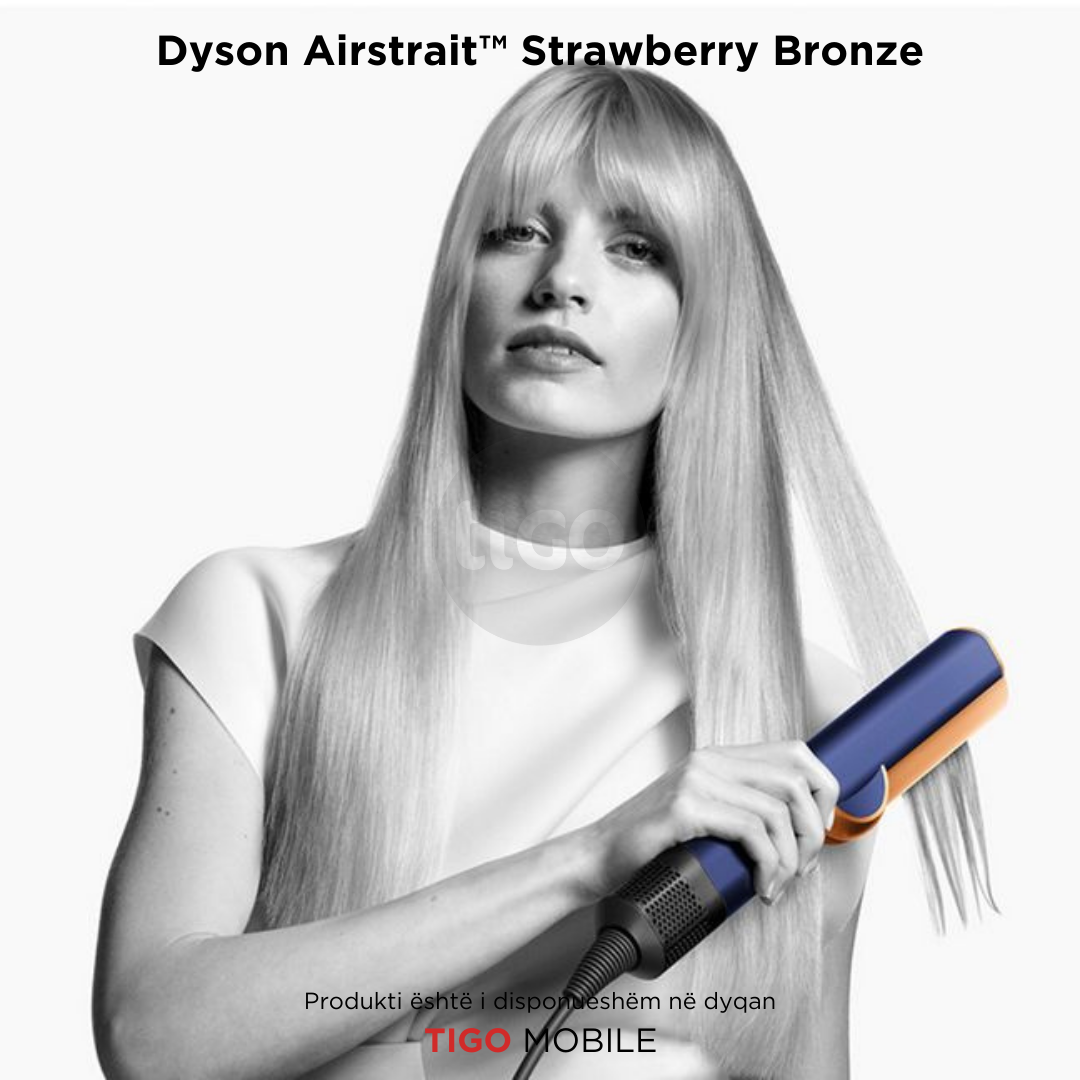 Dyson Airstrait™ straightener and dryer (Strawberry Bronze/Blush Pink)