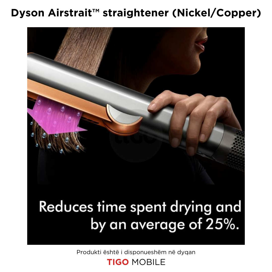 Dyson Airstrait™ straightener (Nickel/Copper)
