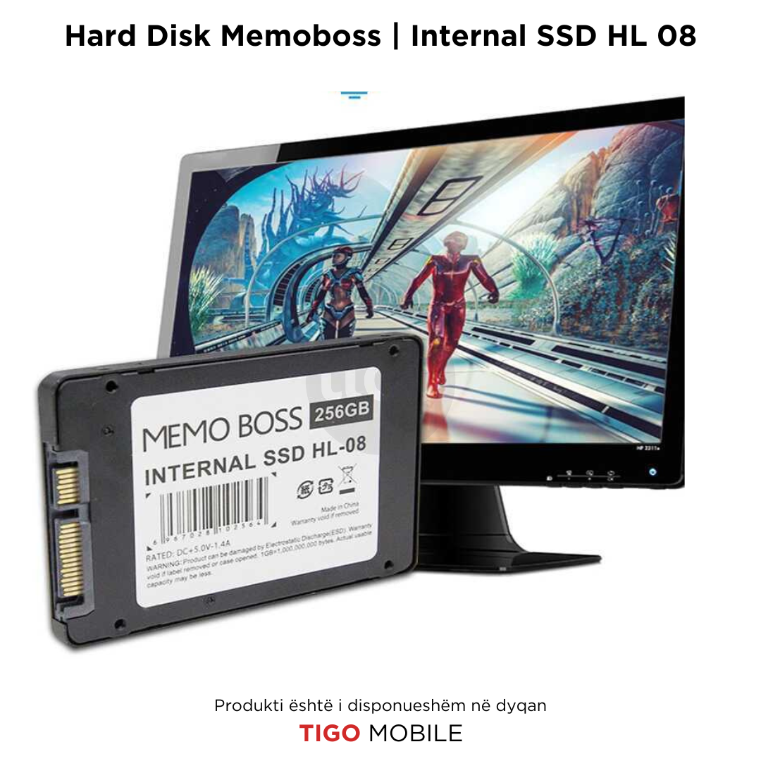 Hard Disk MEMOBOSS Internal SSD 128GB | 240 GB | 480GB | 512GB