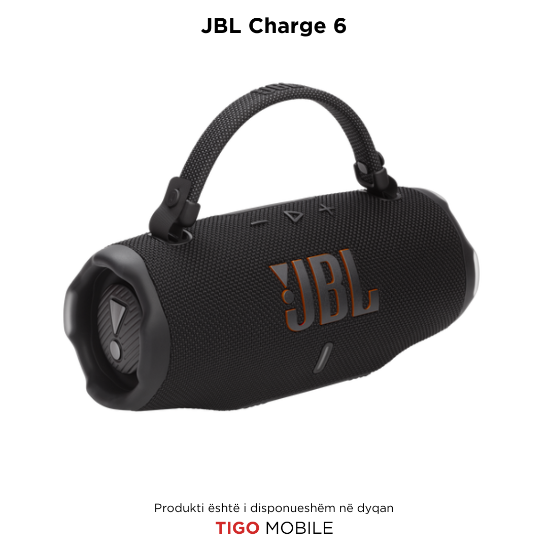 JBL Charge 6 – Boks Portativ Bluetooth me Performancë të Lartë