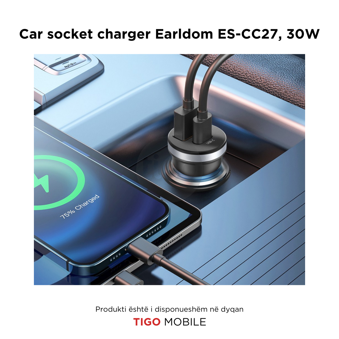 Karikues Makine - Car Charger Earldom ES-CC27