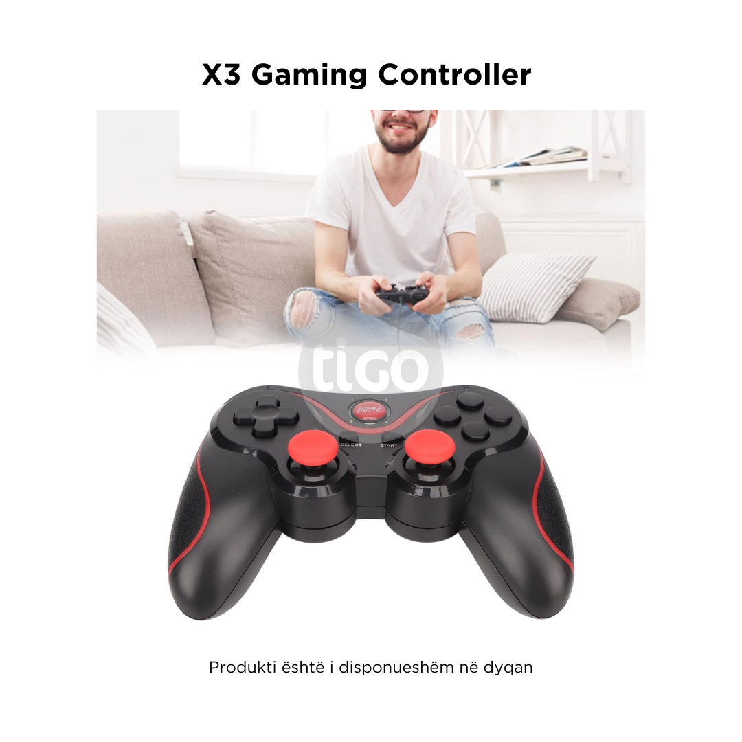 X3 Gaming Controller for PC ,Computer Game Controller Gamepad for Mobile Phone TV CP VR
