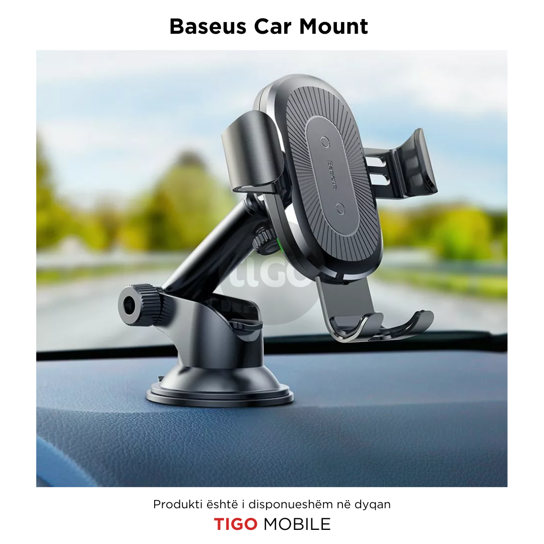 Mbajtes Telefoni dhe Karikues Wireless Charger Baseus