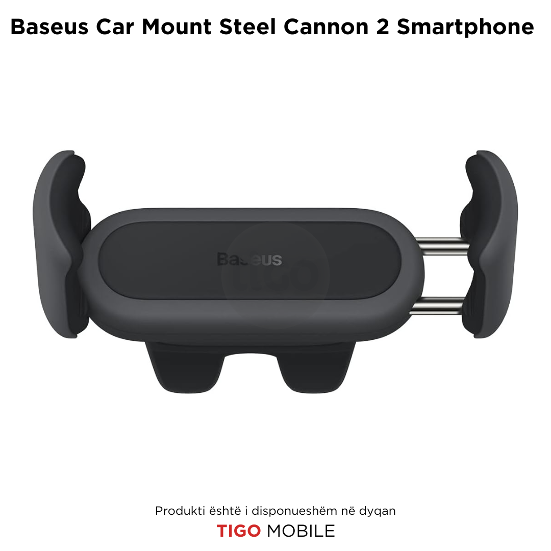 Mbajtese Celulari Per Makine Baseus - Car Mount Steel Cannon 2 Smartphone Holder