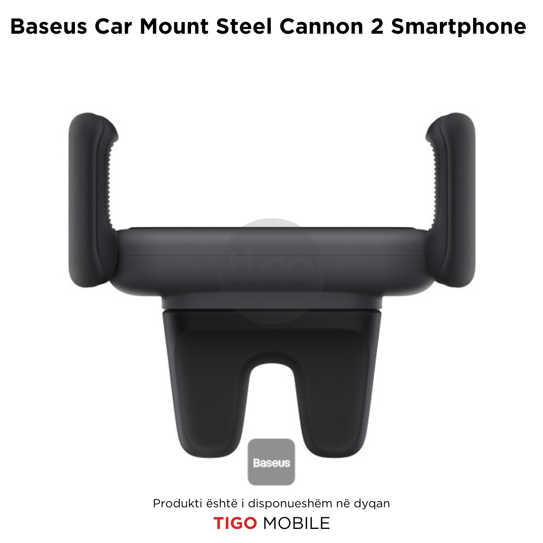 Mbajtese Celulari Per Makine Baseus - Car Mount Steel Cannon 2 Smartphone Holder