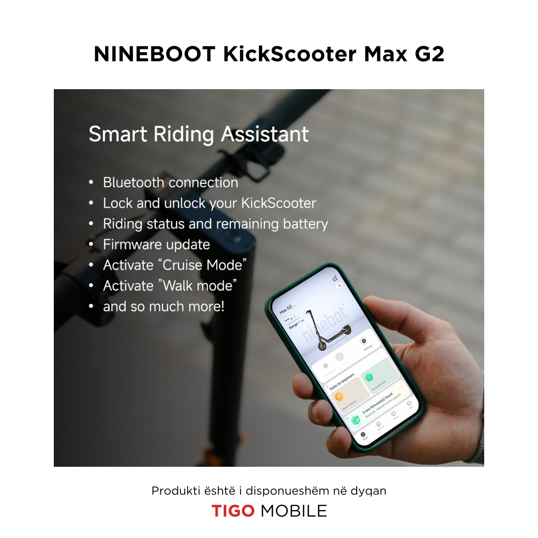 Skuter Elektrik Ninebot MAX G2 | 70 Km Distance