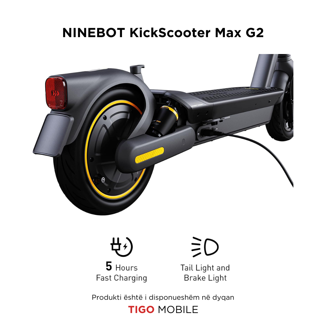 Skuter Elektrik Ninebot MAX G2 | 70 Km Distance