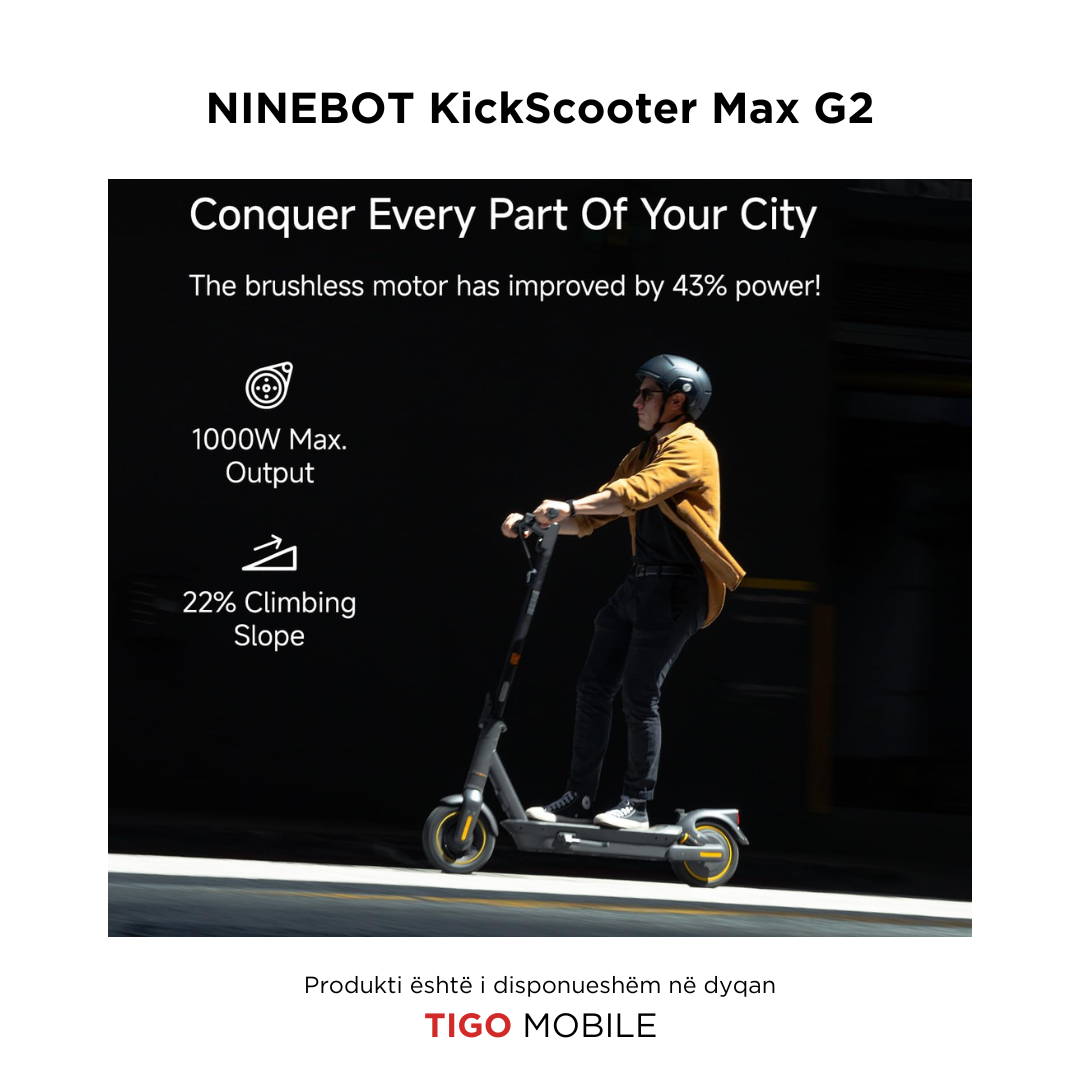 Skuter Elektrik Ninebot MAX G2 | 70 Km Distance