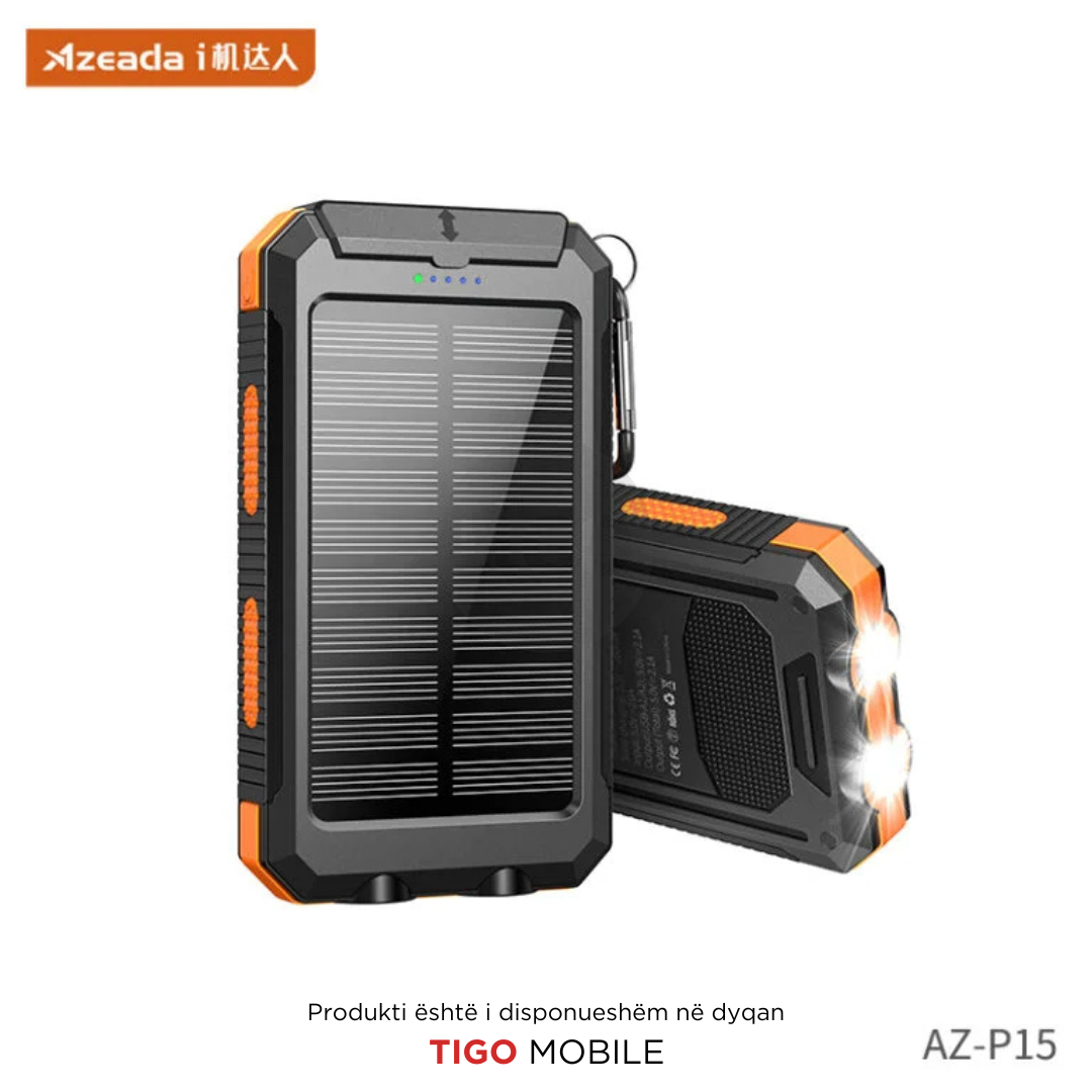 Azeada Walker I Solar Powerbank 10000mAh AZ-P15