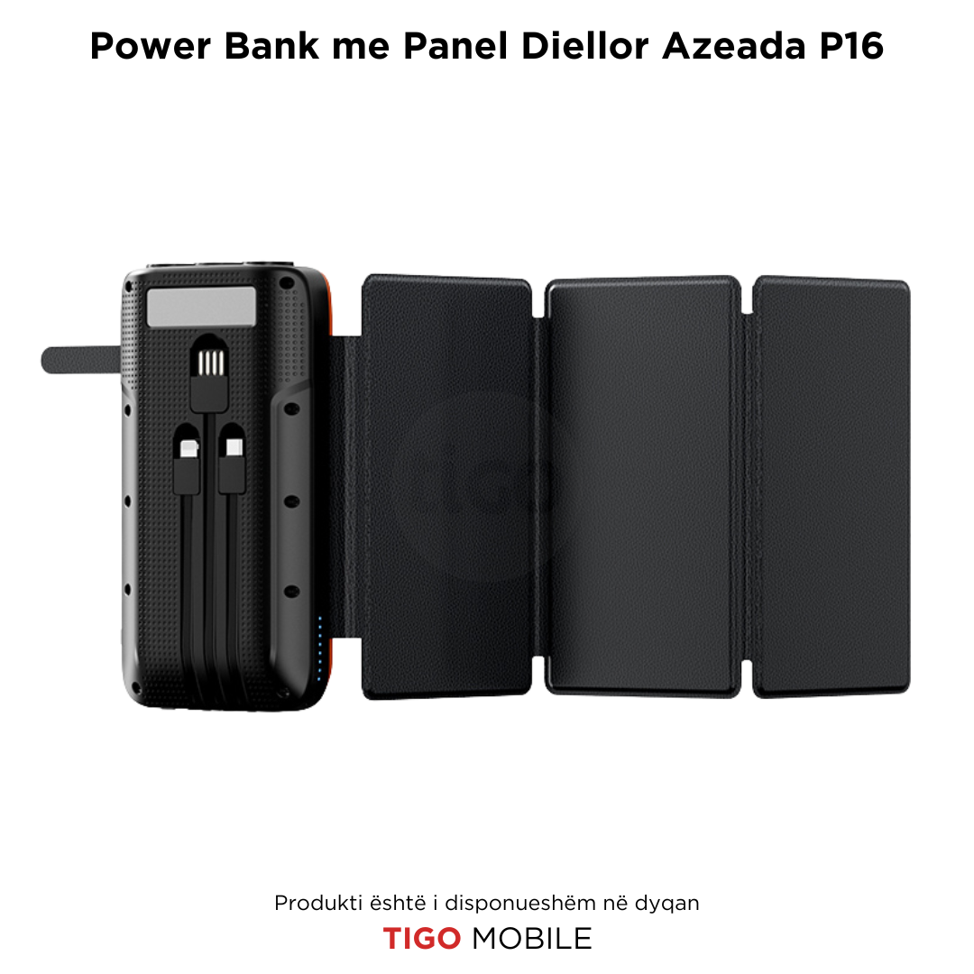 Azeada Walker II - 20000mAh Solar Power Bank AZ-P16
