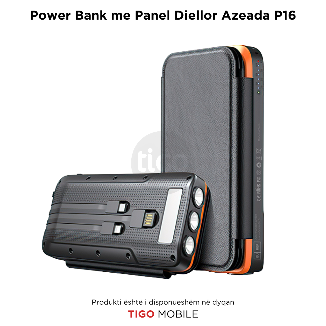 Azeada Walker II - 20000mAh Solar Power Bank AZ-P16
