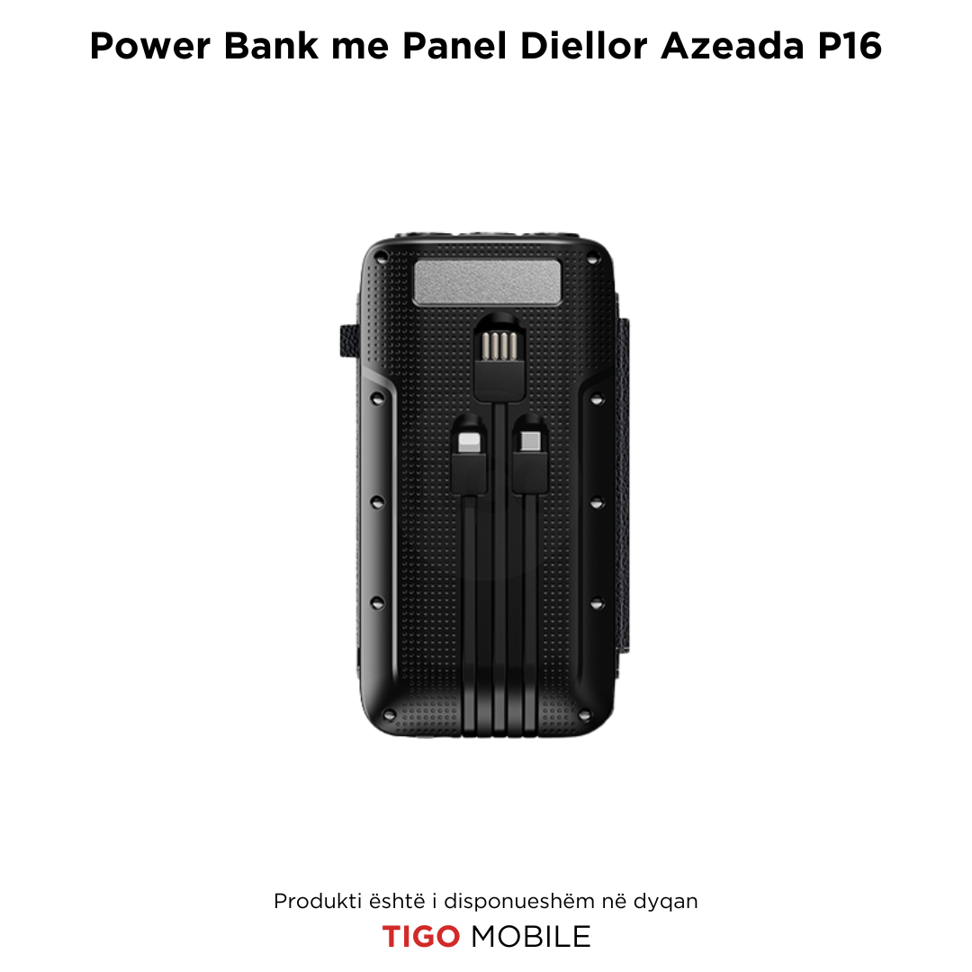 Azeada Walker II - 20000mAh Solar Power Bank AZ-P16