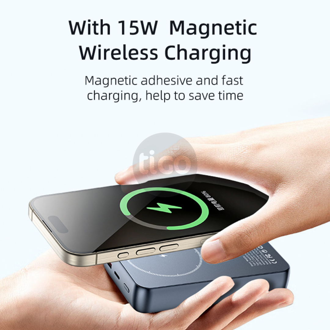 Power Bank 20000mAh me karikim magnetik 35W - YP50 35W Fast Charging