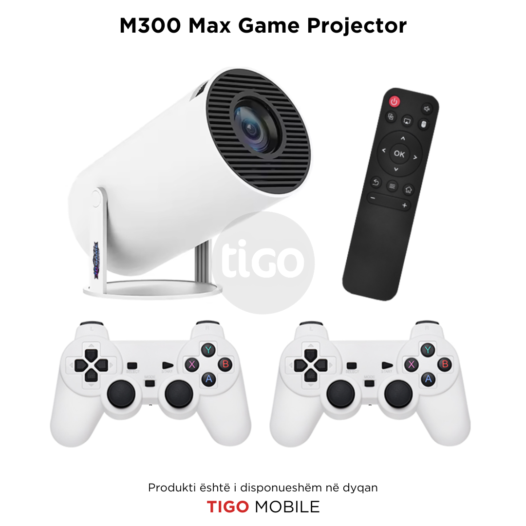 Projektor - M300 Max Game Projector Retro - 2in1 Professional Chip